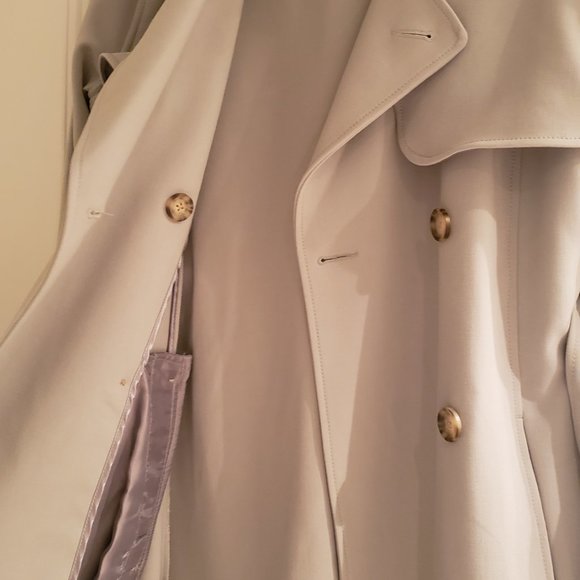 Abercrombie & Fitch Drapey Trench Coat in Mint - Picture 6 of 9